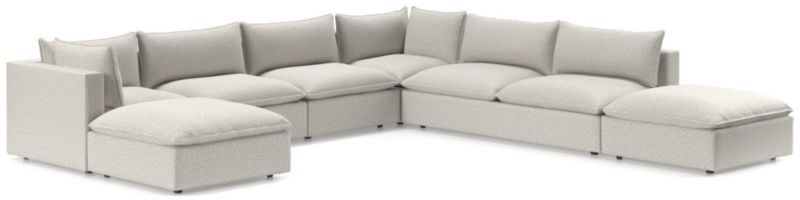 Lotus Deep Modular 7-Piece Sectional Sofa - image 0 of 8