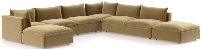 Lotus Deep Modular 7-Piece Sectional Sofa - image 0 of 8