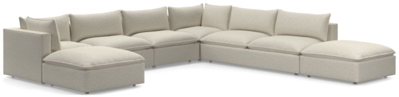 Lotus Deep Modular 7-Piece Sectional Sofa - image 0 of 8