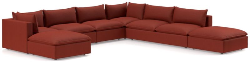 Lotus Deep Modular 7-Piece Sectional Sofa - image 0 of 8