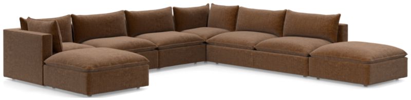 Lotus Deep Modular 7-Piece Sectional Sofa - image 0 of 8