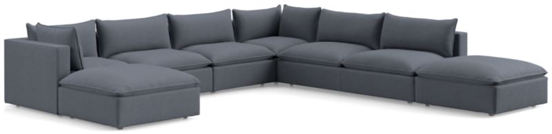 Lotus Deep Modular 7-Piece Sectional Sofa - image 0 of 8