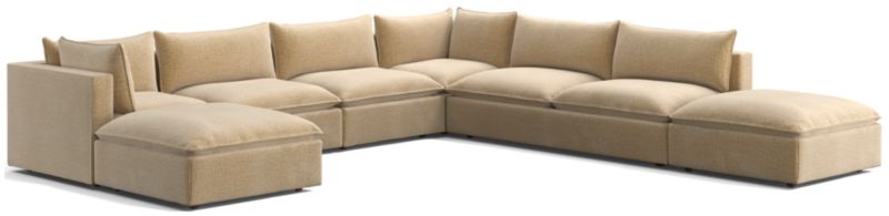 Lotus Deep Modular 7-Piece Sectional Sofa - image 0 of 9