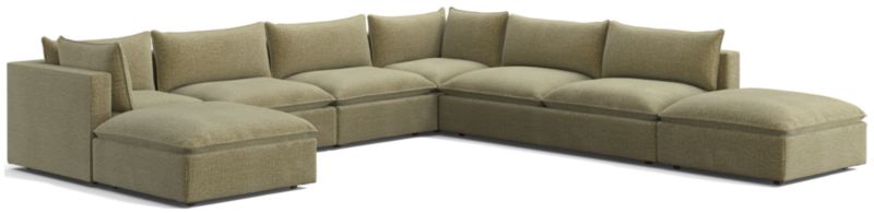 Lotus Deep Modular 7-Piece Sectional Sofa - image 0 of 9