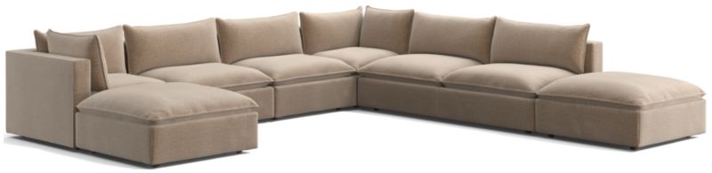 Lotus Deep Modular 7-Piece Sectional Sofa - image 0 of 8