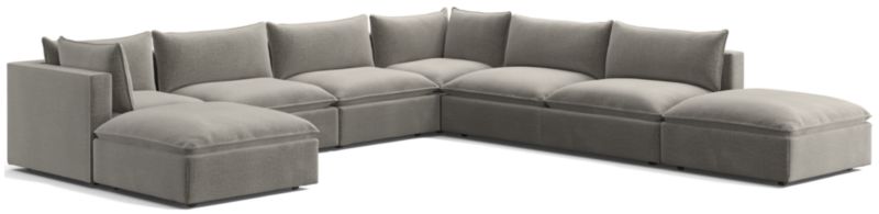 Lotus Deep Modular 7-Piece Sectional Sofa - image 0 of 8