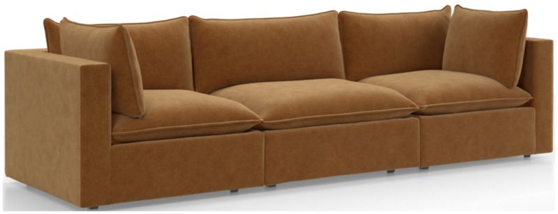 Lotus Deep Modular 3-Piece Sectional Sofa - image 0 of 11