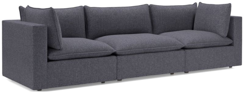 Lotus Deep Modular 3-Piece Low Sofa Sectional | Crate & Barrel