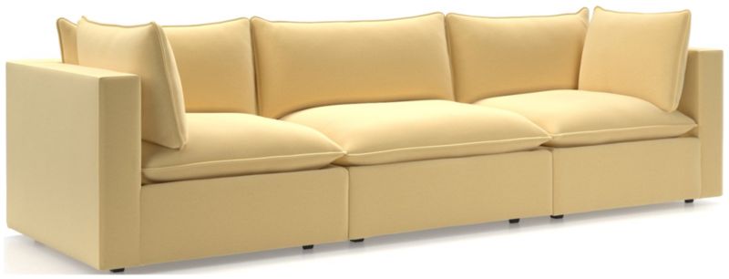 Lotus Deep Modular 3-Piece Sectional Sofa - image 0 of 8