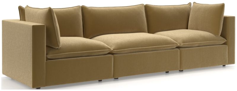 Lotus Deep Modular 3-Piece Sectional Sofa - image 0 of 8