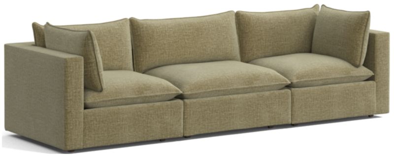 Lotus Deep Modular 3-Piece Sectional Sofa - image 0 of 9