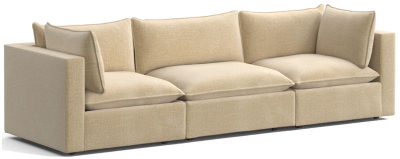 Lotus Deep Modular 3-Piece Sectional Sofa - image 0 of 8