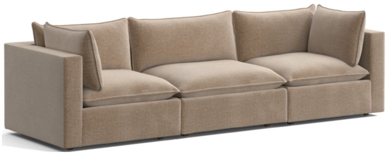 Lotus Deep Modular 3-Piece Sectional Sofa - image 0 of 8