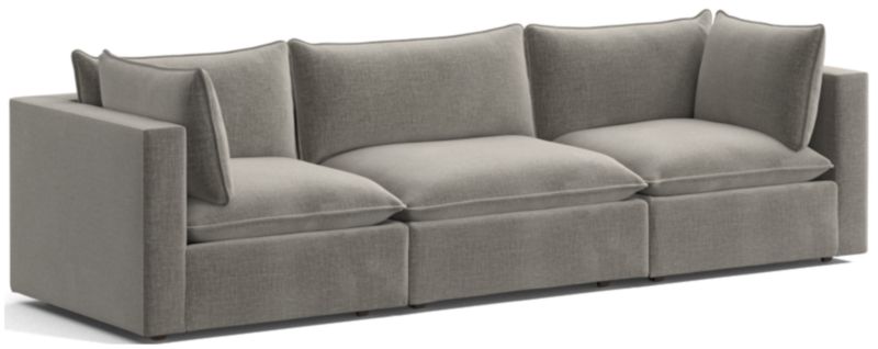 Lotus Deep Modular 3-Piece Sectional Sofa - image 0 of 8