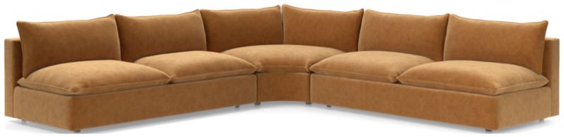 Lotus Deep 3-Piece Wedge Sectional Sofa - image 0 of 10