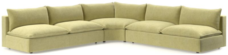 Lotus Deep 3-Piece Wedge Sectional Sofa - image 0 of 10