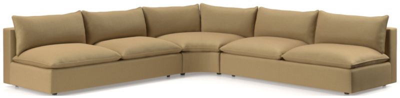 Lotus Deep 3-Piece Wedge Sectional Sofa - image 0 of 10