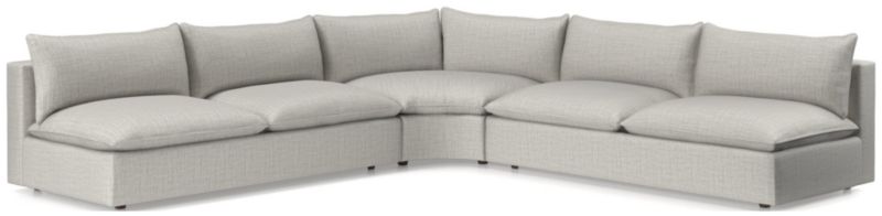 Lotus Deep 3-Piece Wedge Sectional Sofa - image 0 of 10