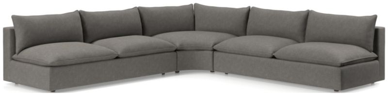 Lotus Deep 3-Piece Wedge Sectional Sofa - image 0 of 10