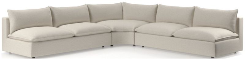 Lotus Deep 3-Piece Wedge Sectional Sofa - image 0 of 10