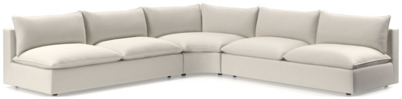 Lotus Deep 3-Piece Wedge Sectional Sofa - image 0 of 10