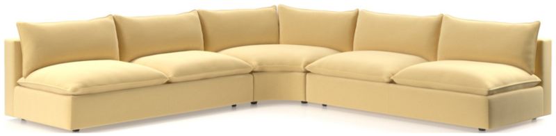 Lotus Deep 3-Piece Wedge Sectional Sofa - image 0 of 10