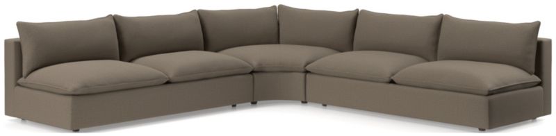 Lotus Deep 3-Piece Wedge Sectional Sofa - image 0 of 10