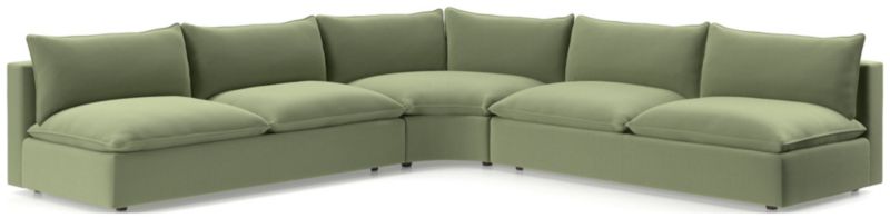 Lotus Deep 3-Piece Wedge Sectional Sofa - image 0 of 10