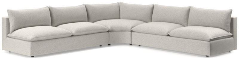 Lotus Deep 3-Piece Wedge Sectional Sofa - image 0 of 10