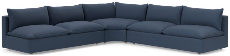 Lotus Deep 3-Piece Wedge Sectional Sofa - image 0 of 10