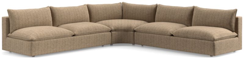 Lotus Deep 3-Piece Wedge Sectional Sofa - image 0 of 10