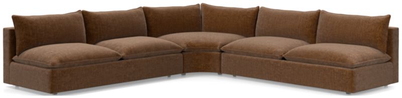 Lotus Deep 3-Piece Wedge Sectional Sofa - image 0 of 10