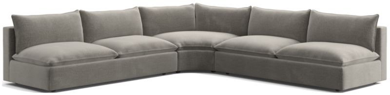 Lotus Deep 3-Piece Wedge Sectional Sofa - image 0 of 10