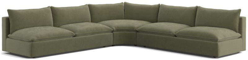 Lotus Deep 3-Piece Wedge Sectional Sofa - image 0 of 10