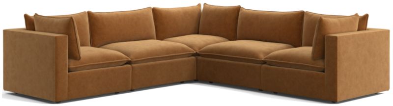 Lotus Deep Modular 5-Piece Sectional Sofa - image 0 of 10