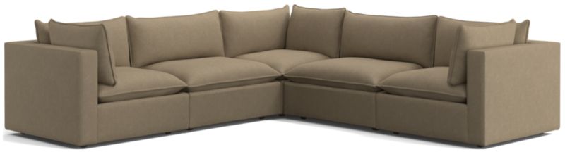 Lotus Deep Modular 5-Piece Sectional Sofa - image 0 of 7