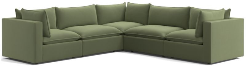 Lotus Deep Modular 5-Piece Sectional Sofa - image 0 of 7