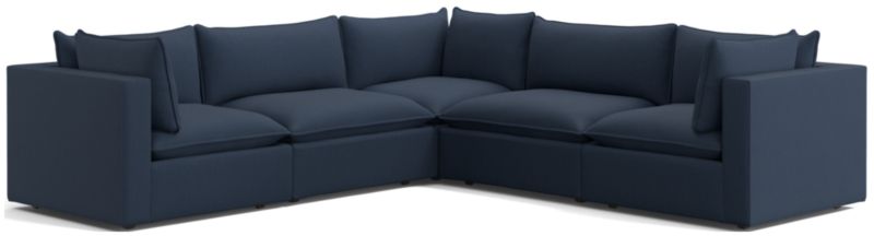 Lotus Deep Modular 5-Piece Sectional Sofa - image 0 of 7