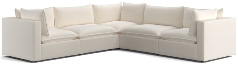 Lotus Deep Modular 5-Piece Sectional Sofa - image 0 of 7