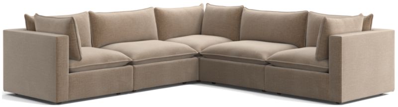 Lotus Deep Modular 5-Piece Sectional Sofa - image 0 of 7