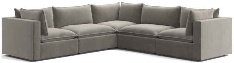 Lotus Deep Modular 5-Piece Sectional Sofa - image 0 of 7