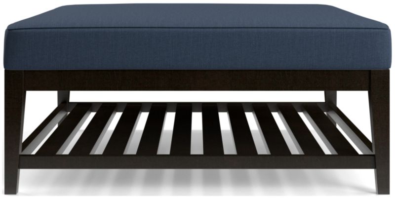 Nash Square Ottoman with Slats - image 0 of 6