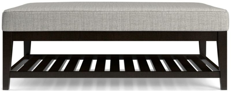 Nash Rectangular Ottoman with Slats - image 0 of 6