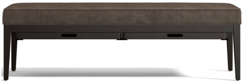 Nash Leather Large Bench with Tray - image 0 of 10