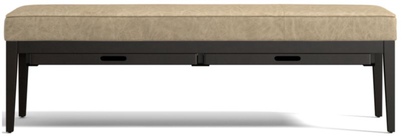 Nash Leather Large Bench with Tray - image 0 of 10