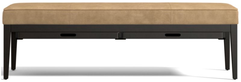 Nash Leather Large Bench with Tray - image 0 of 10