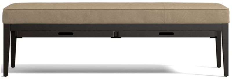 Nash Leather Large Bench with Tray - image 0 of 10