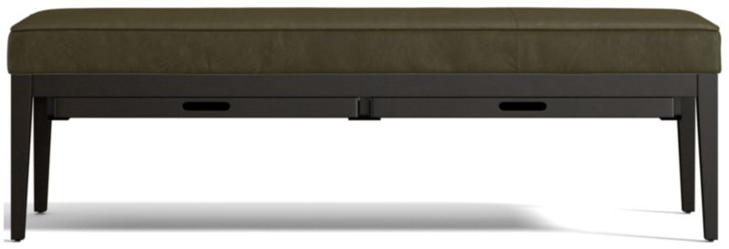 Nash Leather Large Bench with Tray - image 0 of 10