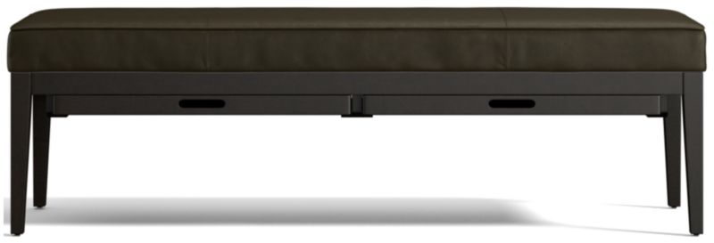 Nash Leather Large Bench with Tray - image 0 of 10