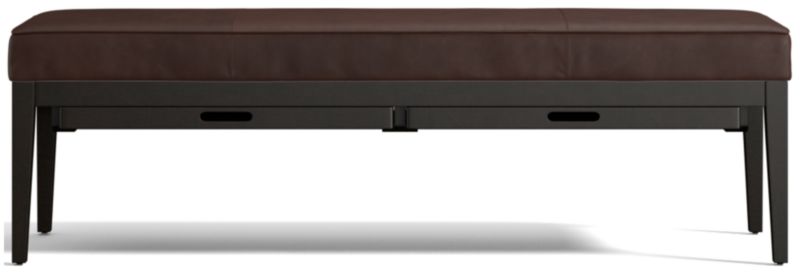 Nash Leather Large Bench with Tray - image 0 of 10